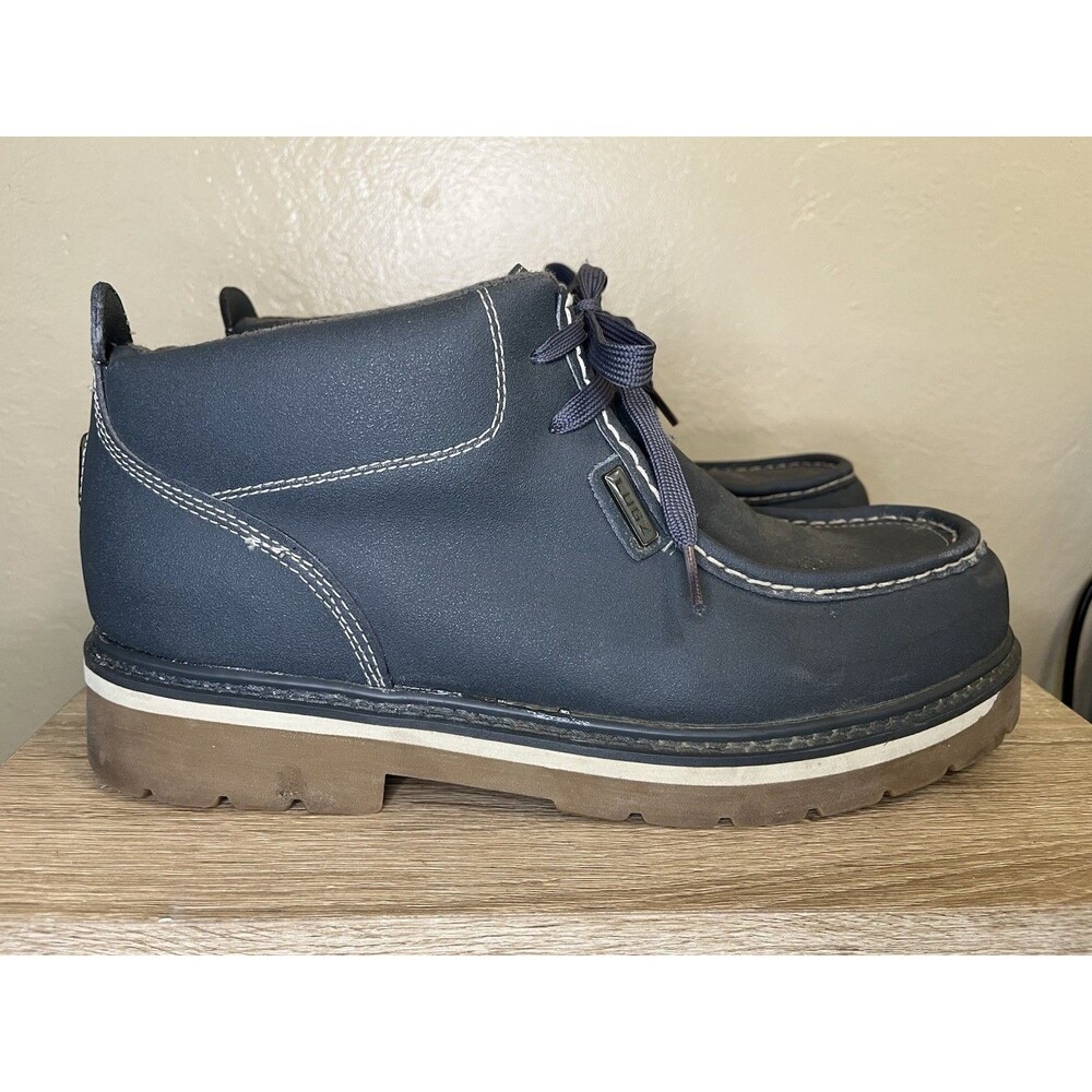 Lugz Men's Fringe Chukka Boot Blue/Gray Mens Size 12